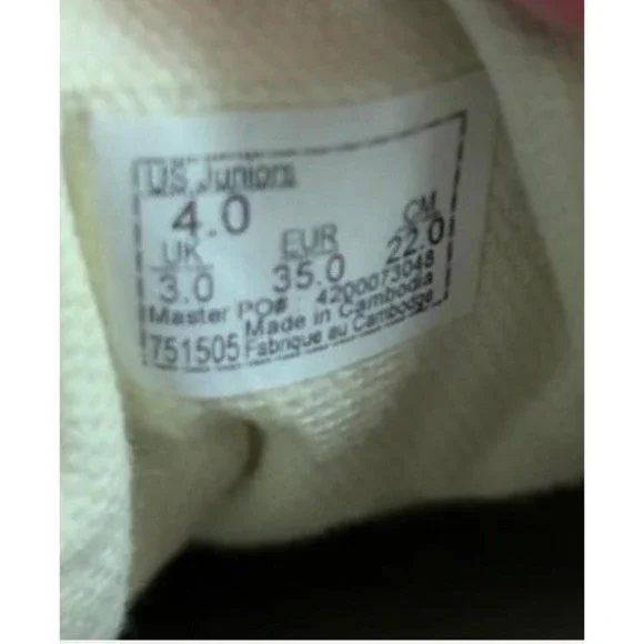 Vans Old Skool Sneakers Teal and White Sz 4 Juniors - Picture 4 of 5